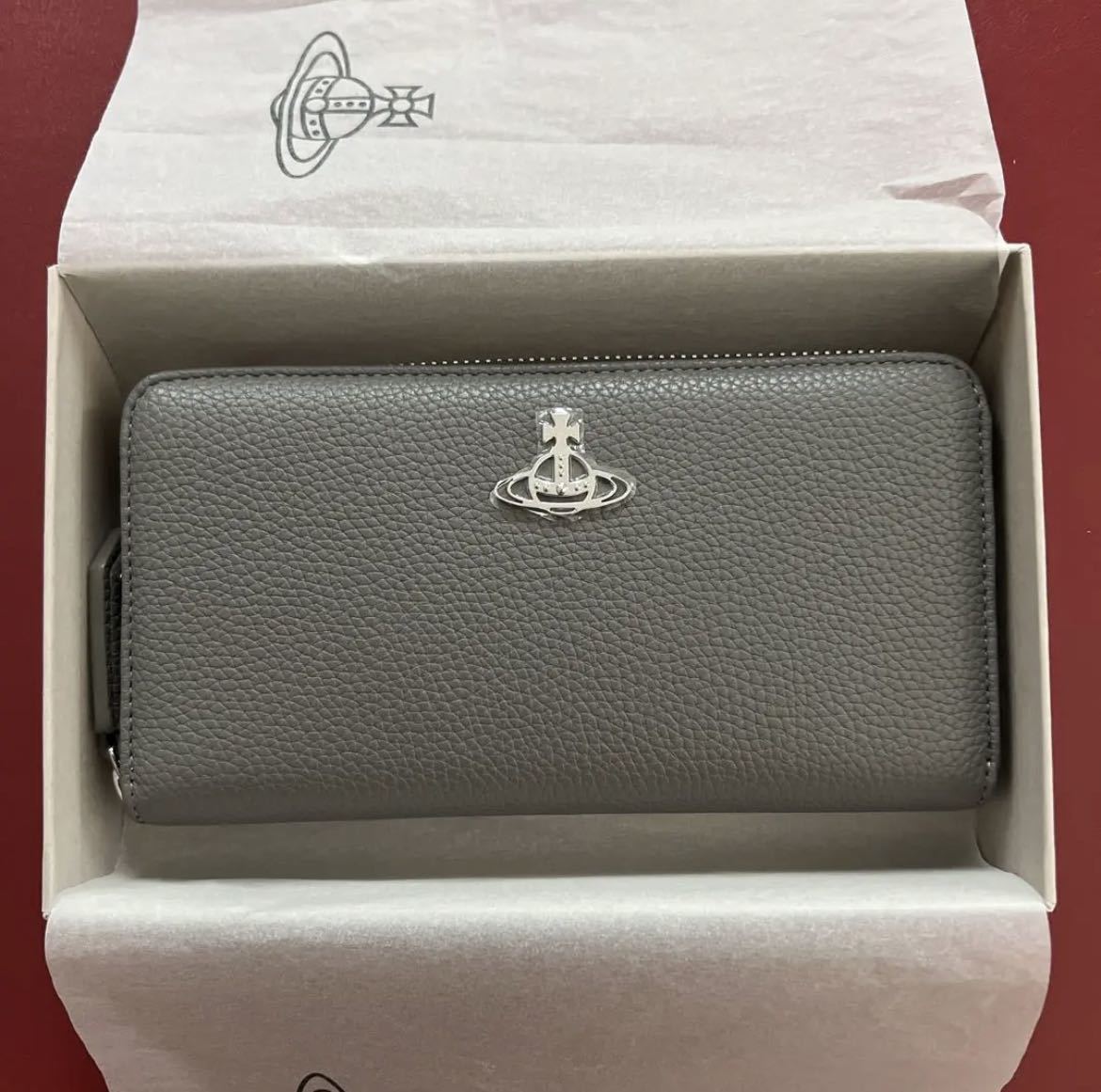 Vivienne Westwood (ヴィヴィアン・ウエストウッド) 長財布/PVC/PNK/無地/ラウンドジップ