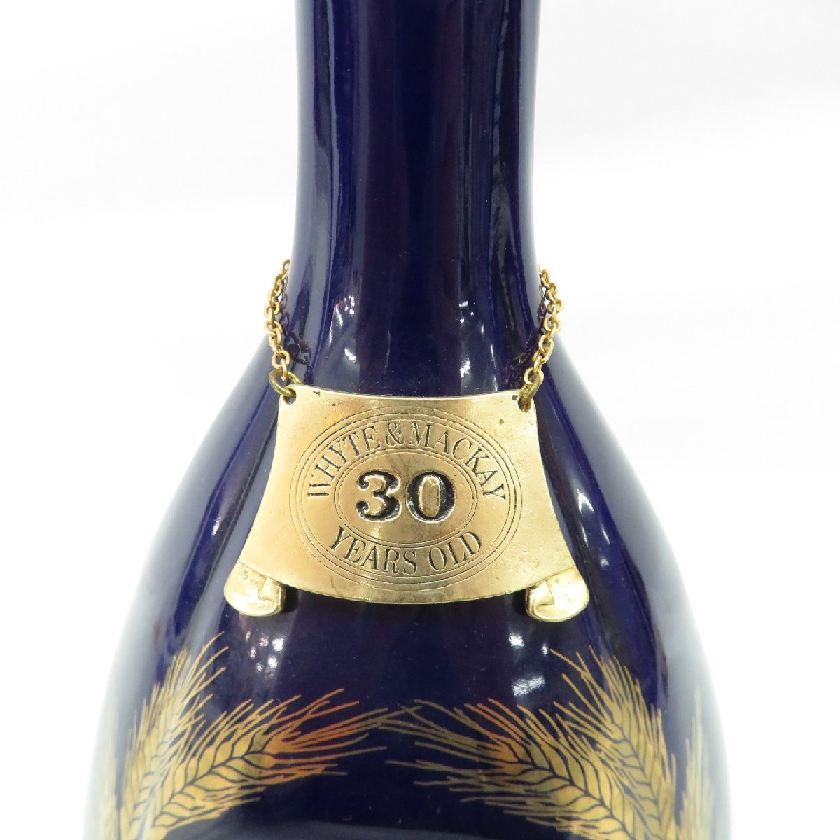 1円~ 【未開栓】Whyte & Mackay ホワイト＆マッカイ 30年 青 陶器
