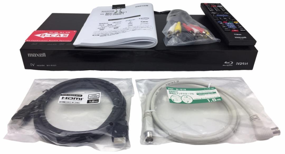 001696) maxell 1TB HDD内蔵iVDRスロット搭載 BIV-R1021 maxell