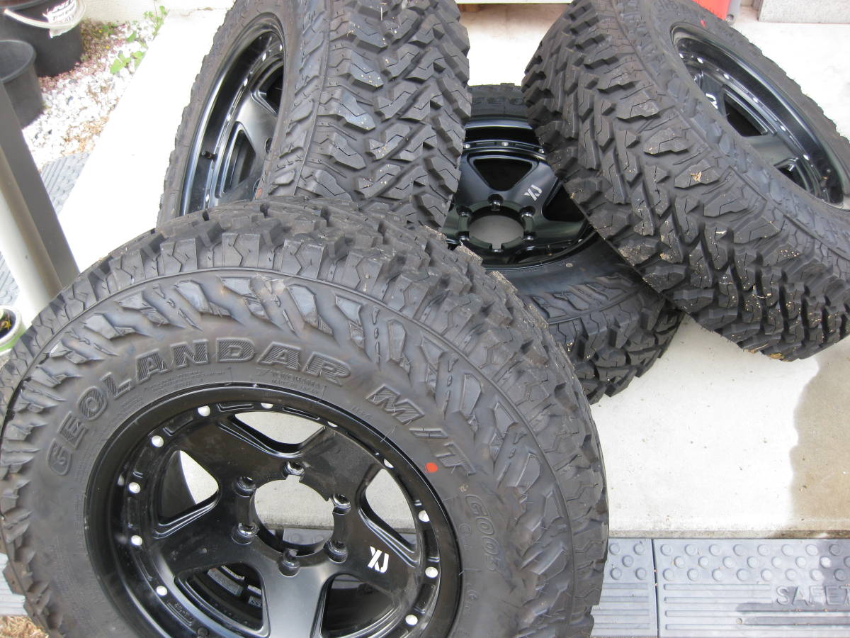 高品質，送料無料 エクトリューム XJ 8J&times;16 ジオランダーG003MT 245/75/16 ランクル80 テラノ等(ラジアルタイヤ)｜売買されたオークション情報、yahooの商品情報をアーカイブ公開 - オークファン 5穴