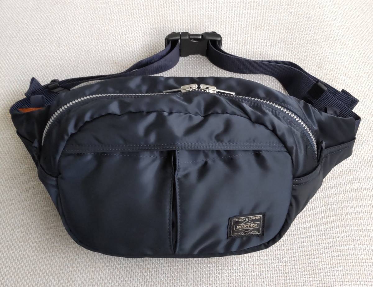 ☆極美品☆廃盤☆ HEADPORTER TANKER ORIGINAL OVAL WAIST BAG NAVY