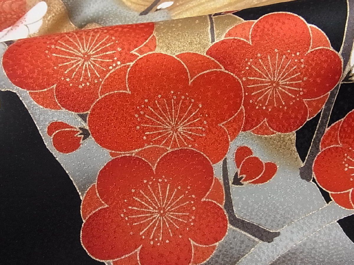 駒刺繍 暈し染め 逸品 金彩 伝統古典KH-343｜金彩、金駒刺繍を施した