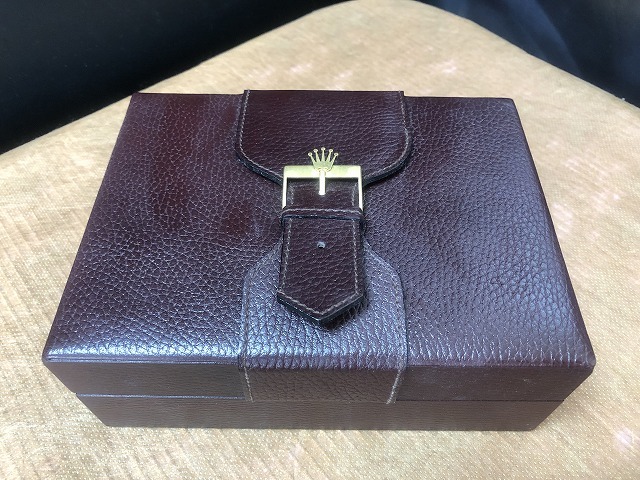 ロレックスデイデイト空箱稀少品ビンテージROLEX 純正金無垢用BOX