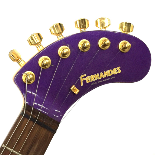 FERNANDES ZO-3 フェルナンデス パープル エレキギター 紫 アンプ内蔵