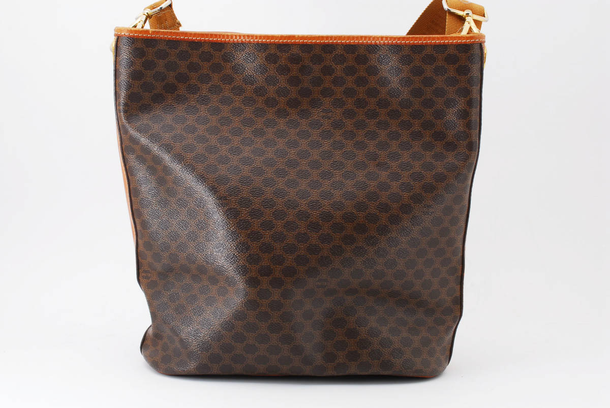 1円スタート】CELINE ヴィンテージ セリーヌ マカダム PVC レザー 