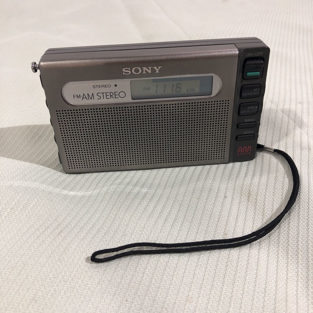 SONY ソニー ポータブル ラジオFM AM ステレオ コンパクト SRF-M100