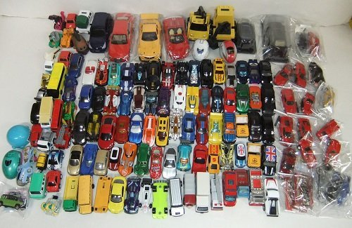 ミニカー　まとめ売り　ジャンク品 □ジャンク ミニカー 129台 まとめ売りC ①◎1円〜車の模型 ミニカー等