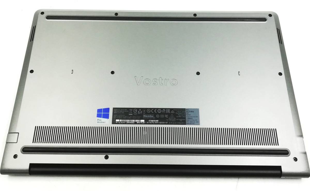 DELL Vostro P62F（15-5568）Core i5 7200U メモリ16GB 中古SSD M.2