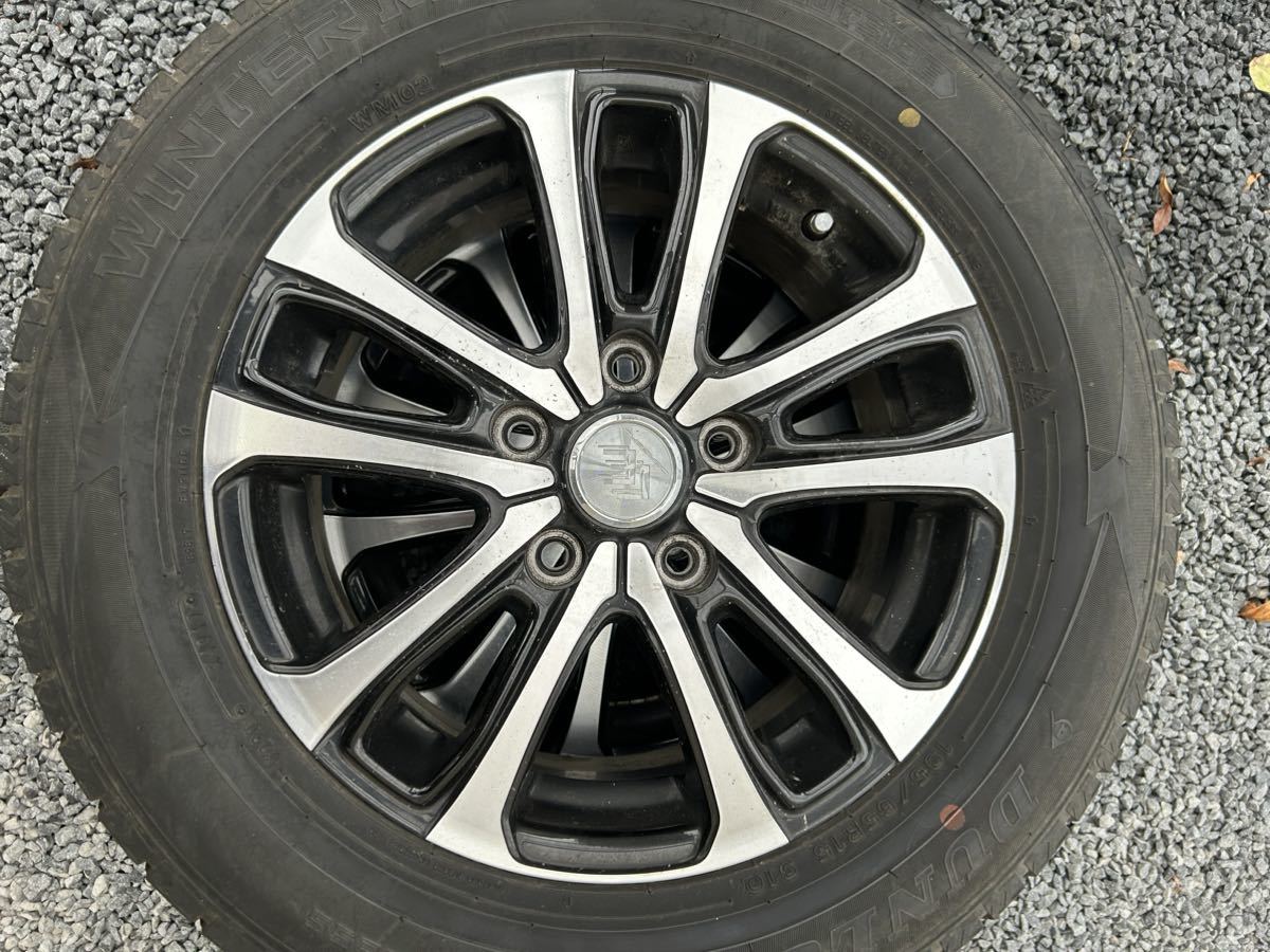 DUNLOP WINTERMAXX 195.65R15 タイヤ ホイール付き 4本セット