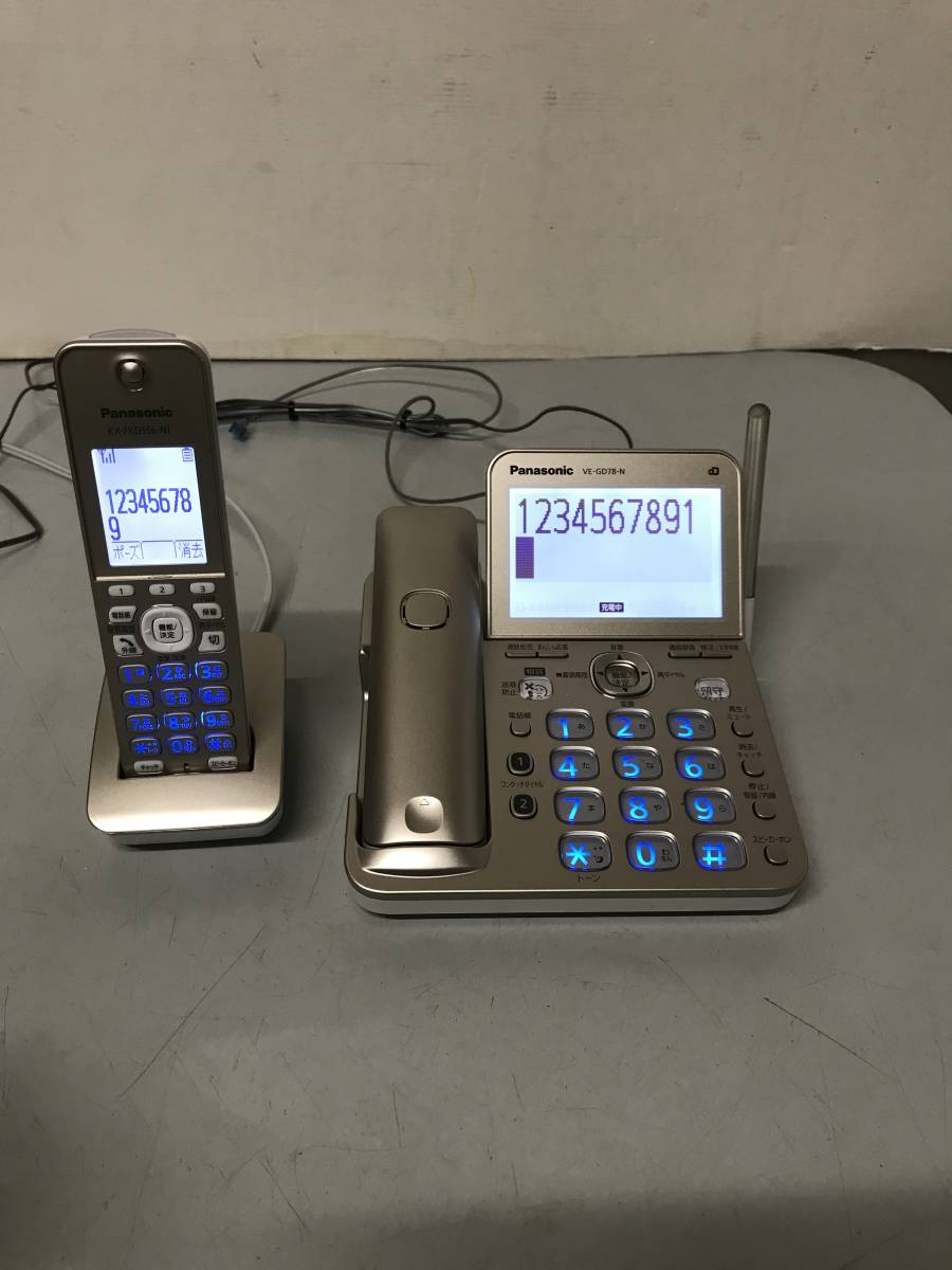 Panasonic パナソニック VE-GD78 KX-FKD353-N 子機 KX-FKD556-N1 