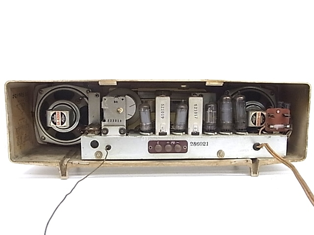 1960年代東芝製5球スーパー真空管ラジオ「かなりやRS（型5ZL-507