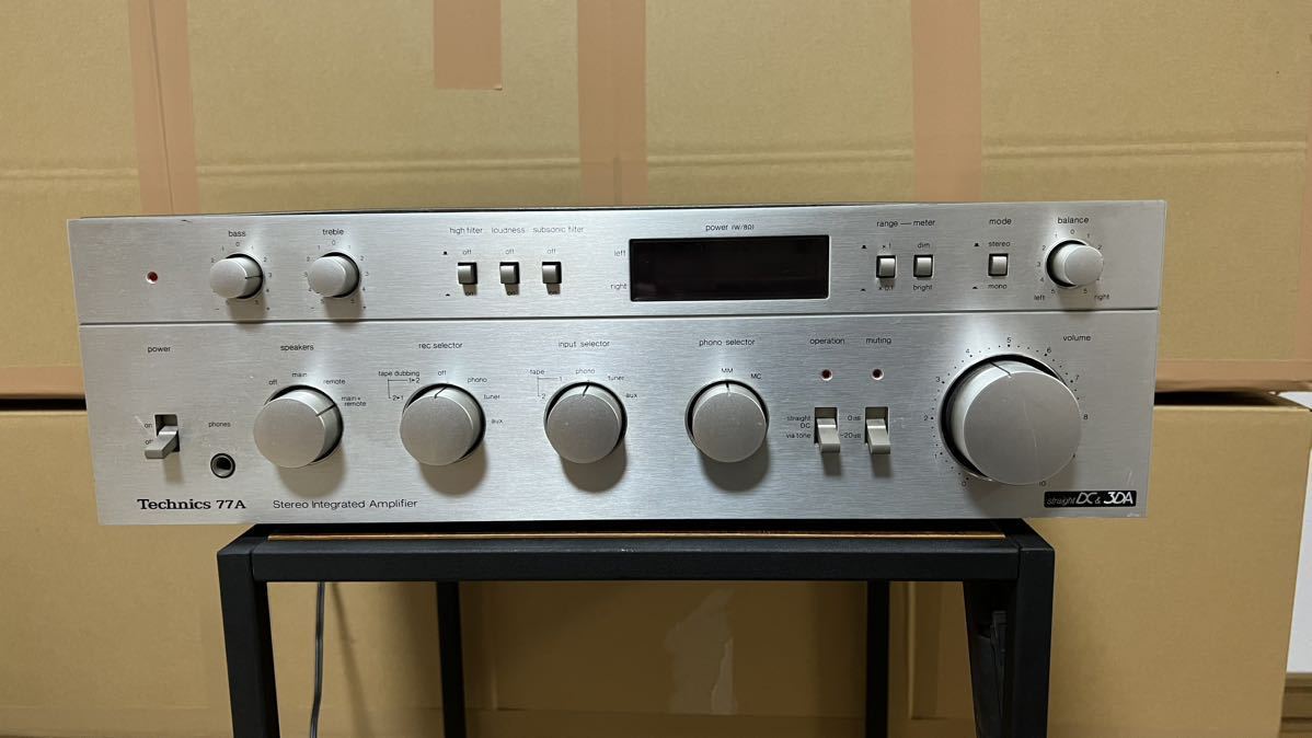 テクニクス Technics 77A アンプ SU-8077 Technics 77A SU-8077K