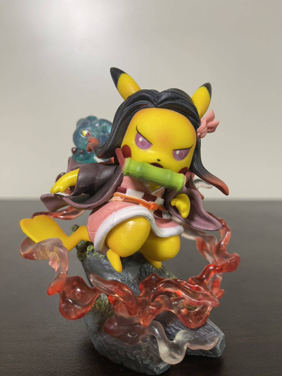 ピカチュウ 鬼滅の刃 竈門禰豆子 フィギュア ポケモン(コミック