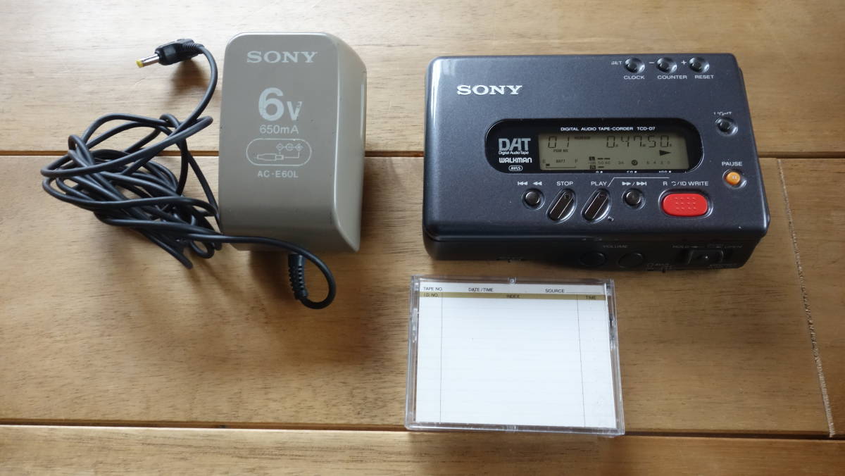 SONY DAT Walkman TCD-D7 ジャンク | ヤマダウェブコム