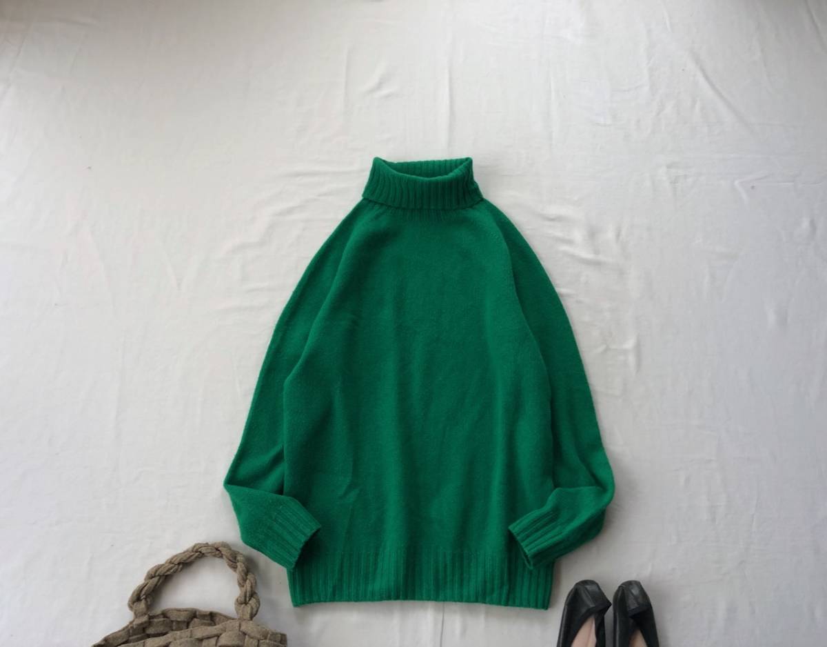 MORRIS & SONS モリス アンド サンズ 使えるスコットランド製 タートルニット☆ Bshop ビショップ スコットランド製 &amp; モリスアンドサンズ 毛100 カーディガン Sons