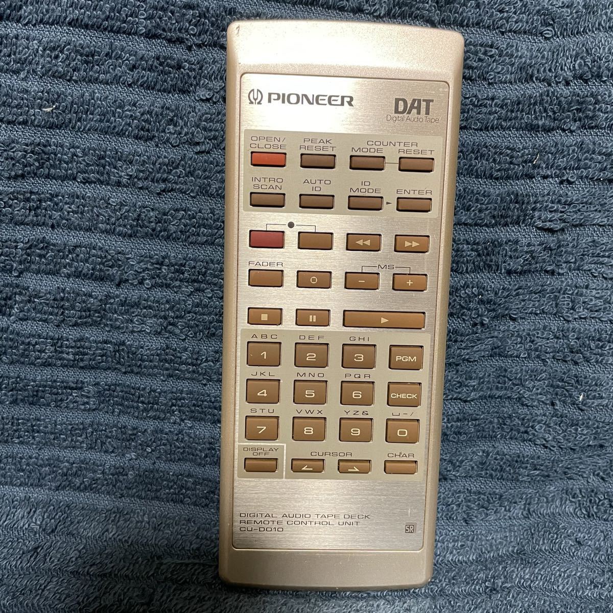 Pioneer パイオニア CU-D010 DATデッキ用リモコン ∴ 75D3C-4 Yahoo