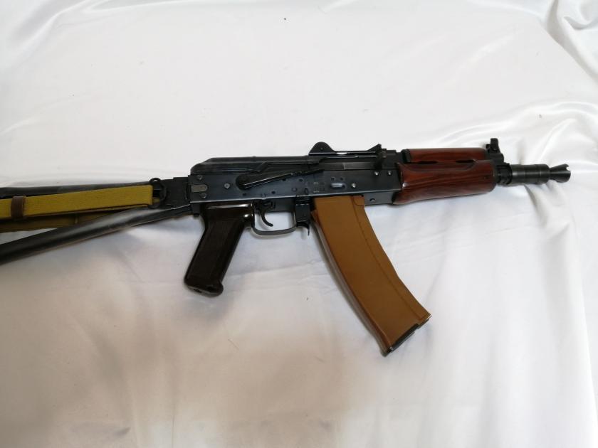 E&L AKS74U 流速チューンカスタム済み ロシア軍実物スリング付き ガンケース付き ヘリカルギア テフロン線 内務省 FSB OMON SOBR