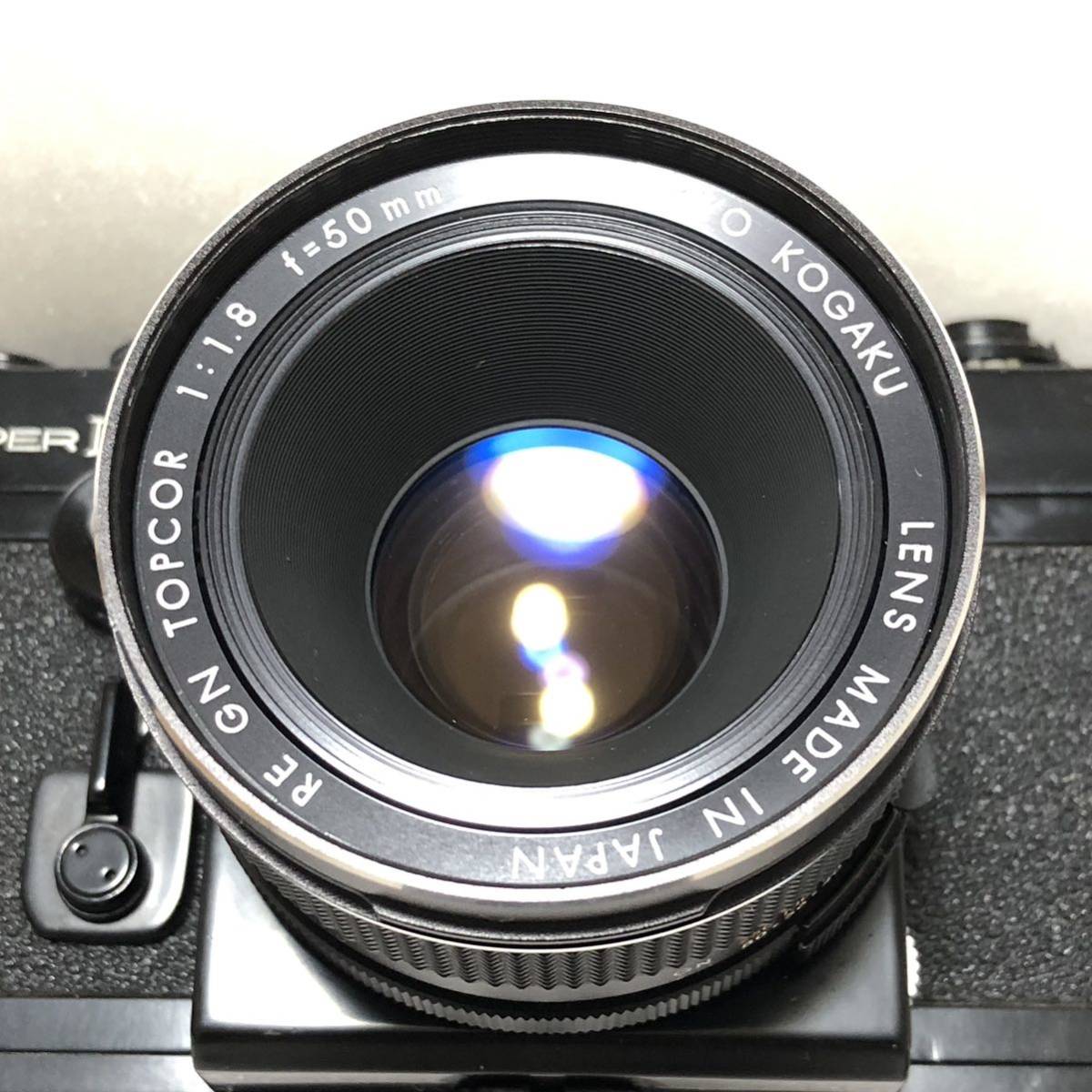Topcon Super 50mm D black + lens f1.4 RE DM GN Topcor with M bayonet