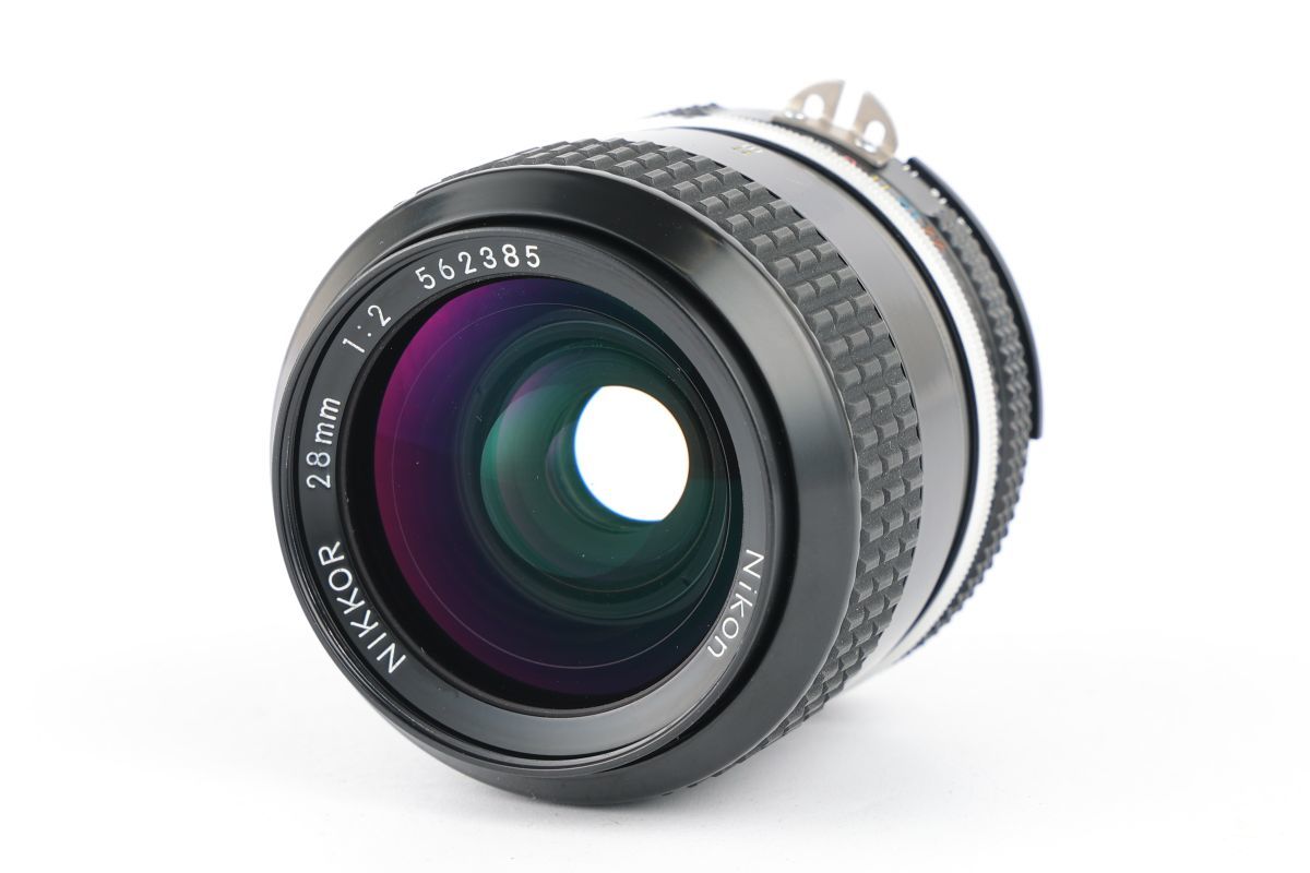 04193cmrk Nikon Ai NIKKOR 28mm F2 単焦点 広角レンズ ニコン F 