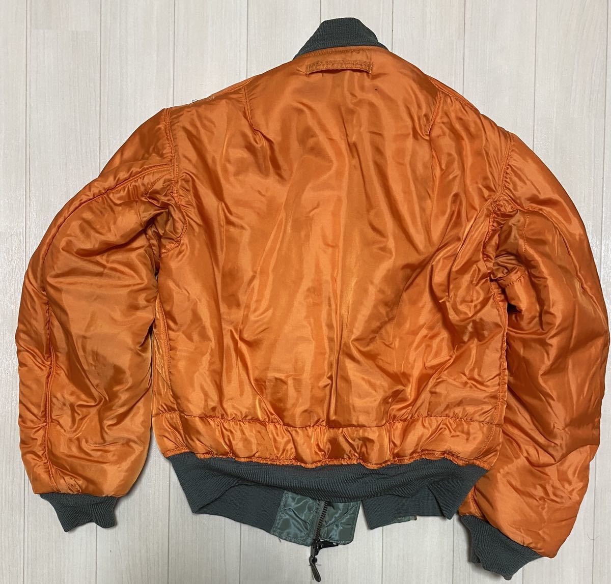 60s MA-1 62年製 SKYLINE CLOTHING社製 MIL-J-8279C LARGE フライト 