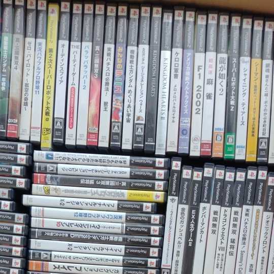 PS2ソフト約200本まとめ売りその③（ジャンク） 在庫限定品 ジャンク ゲームソフト PS2 約150枚 まとめ売り まとめて