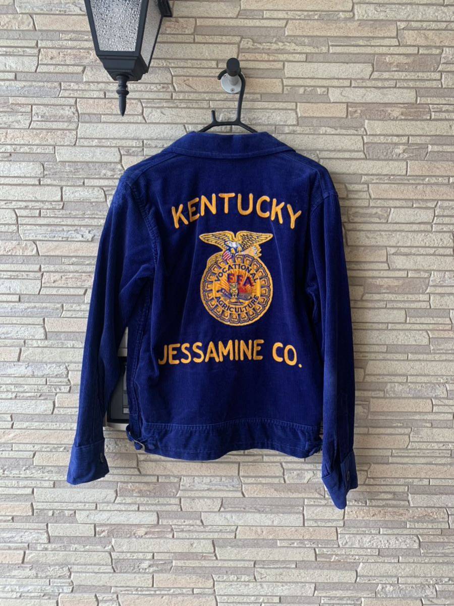 60s ヴィンテージ FFA コーデュロイジャケット ファーマーズ スカーフ