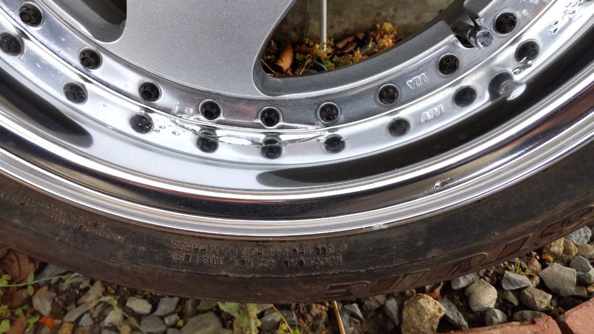 ADVAN Oni アドバン オニ 7.5J+2 PCD114.3 中古 割りと美品 【公式通販】