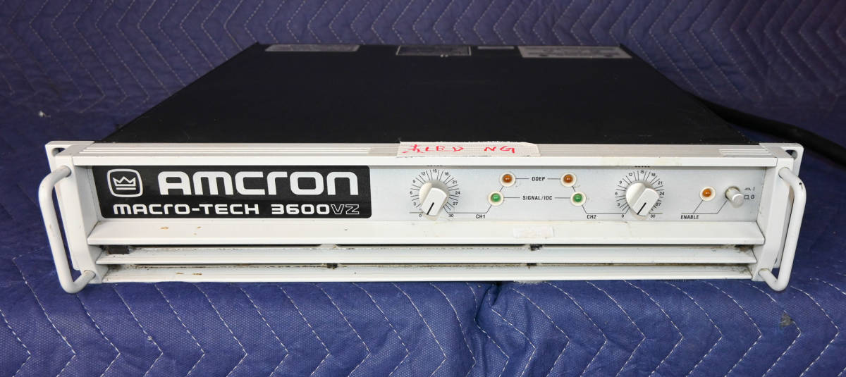 CROWN クラウン D-75 動作品 AMCRON パワーアンプ 公式通販 これが最強