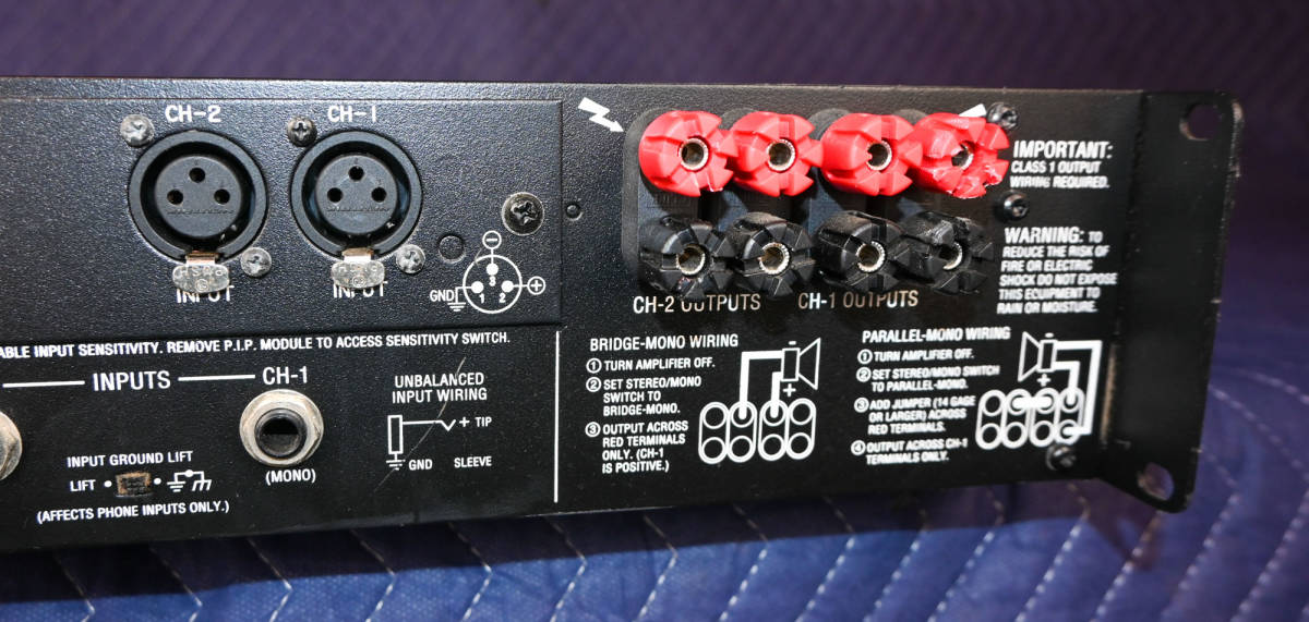 CROWN クラウン D-75 動作品 AMCRON パワーアンプ 公式通販 これが最強