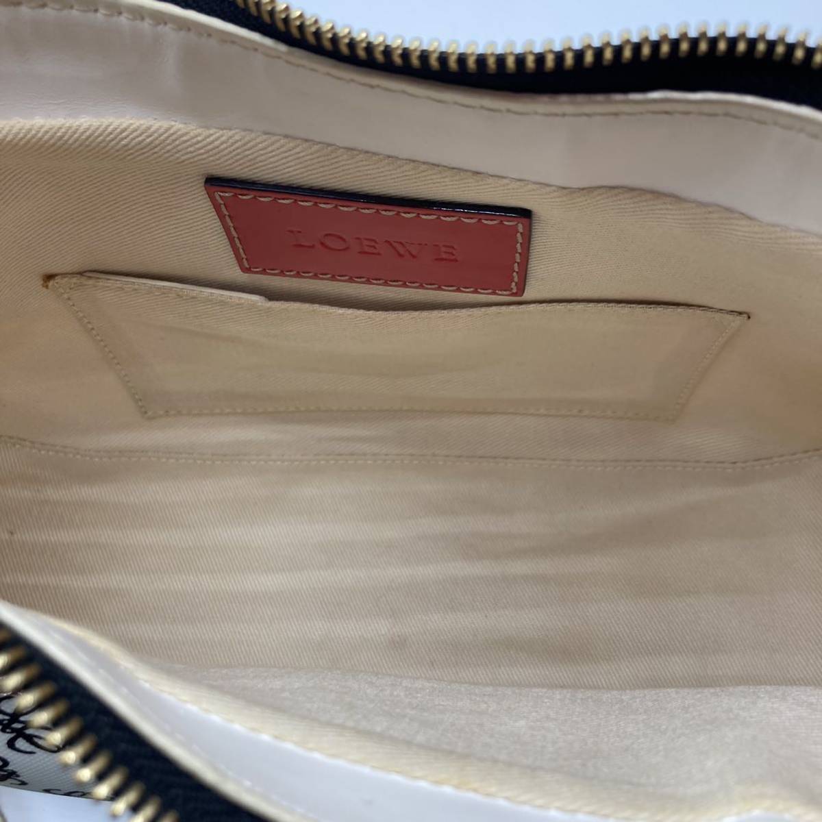 1円《極美品》 LOEWE アクセサリーポーチ リピートアナグラム 総柄 