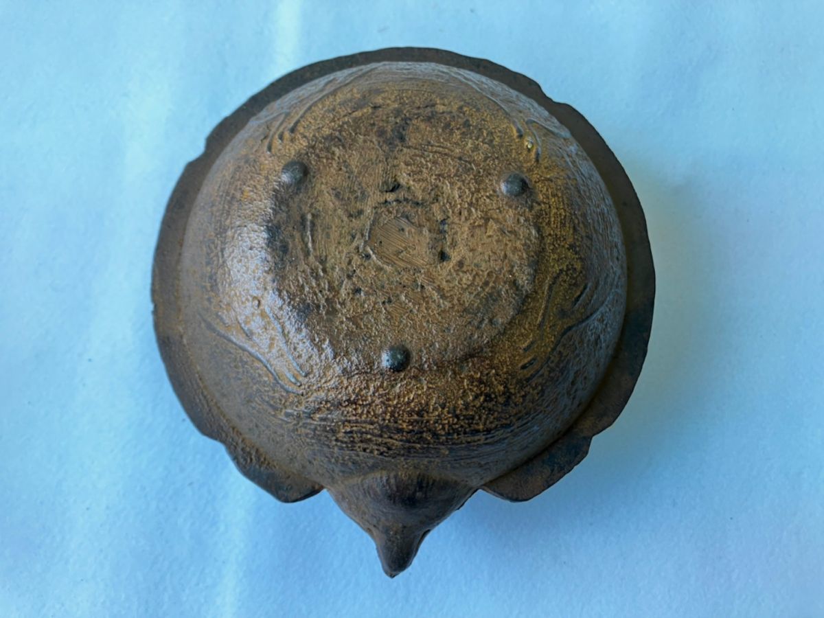 J444-O33-119 茶釜 たぬき 狸 鉄瓶 ぶんぶく茶釜 茶道具 やかん 鉄器 
