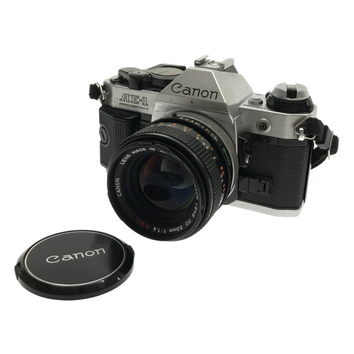 Canon AE-1 Program 50mm FD SLR 35mm Camera Film Lens with f⁄1.8 |