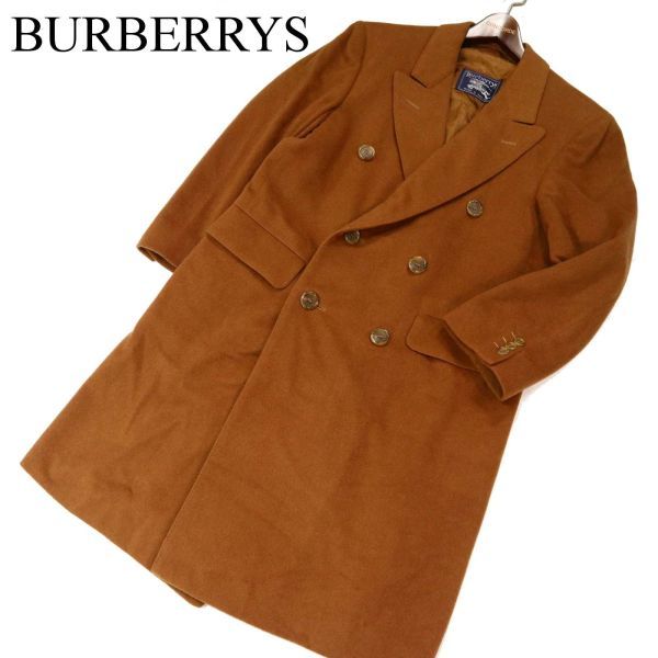 バーバリーズ 90s カシミヤブレンド オールド ダブル チェスターコート 英国製 90s☆ BURBERRYS ヴィンテージ バーバリー 高級 カシミヤ100