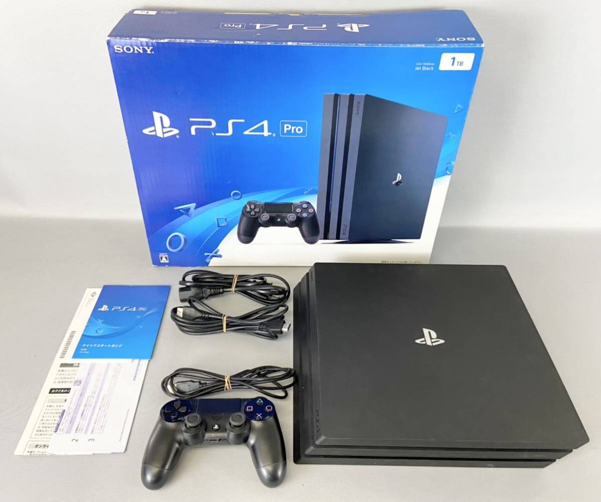 2026，限定セール SONY PlayStation4 Pro ジェット ブラック CUH-7000B B01 PS4 Pro 1TB 本体 箱入 プレステ4 コントローラー R41205T02(PS4本体)｜売買されたオークション情報、yahooの商品情報をアーカイブ公開 - オークファン PS4本体