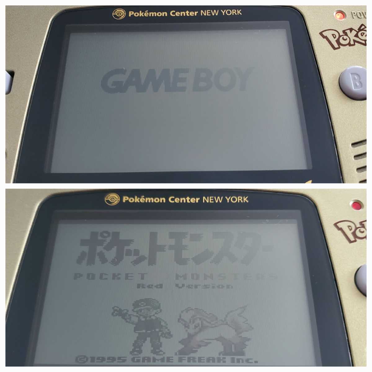 GBA ゲームボーイアドバンス 本体 箱説 ポケモンセンター NEW YORK ニューヨーク バージョン 良品 コレクション レア ゲームボーイアドバンス GBA ポケモンセンター限定