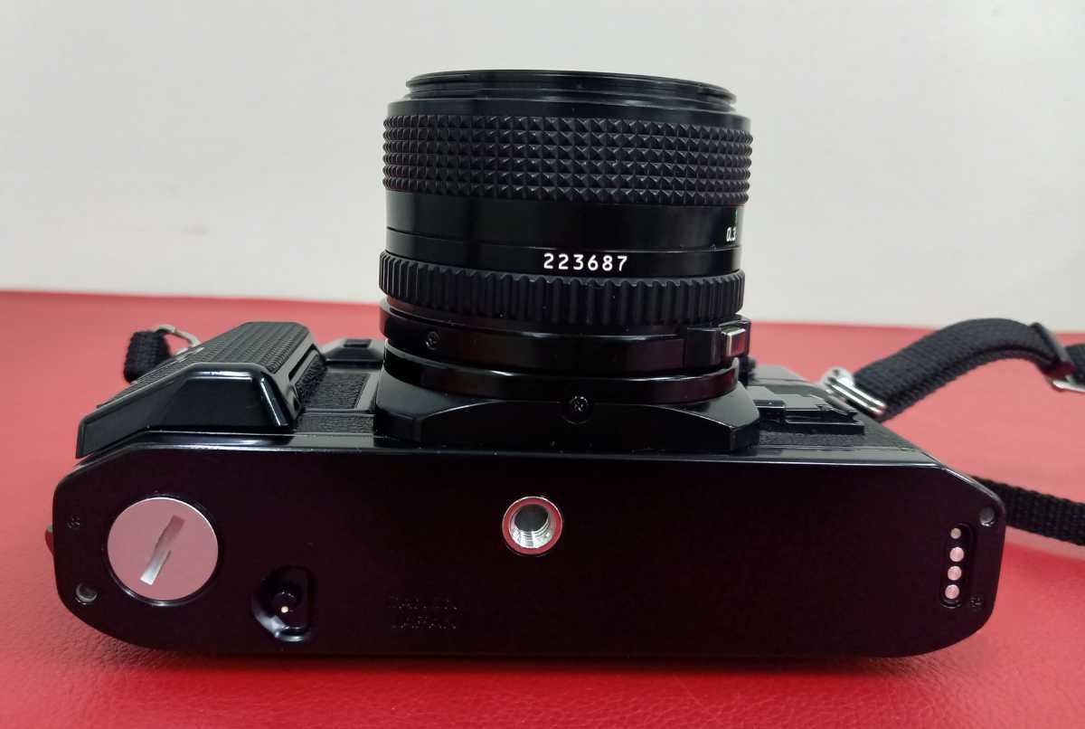 FD 28mm A-1 ボディ Lens f&frasl;2.8 ■A Canon A-1 ボディ LENS FD 28mm F2.8 レンズ シャッター、露出計OK 動作品 フィルムカメラ キャノン