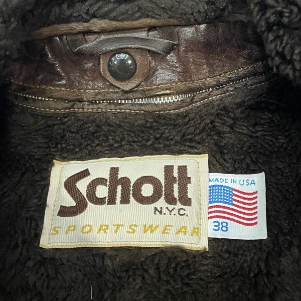 ヴィンテージ SCHOTT ショット MENS フライトジャケット G-1 