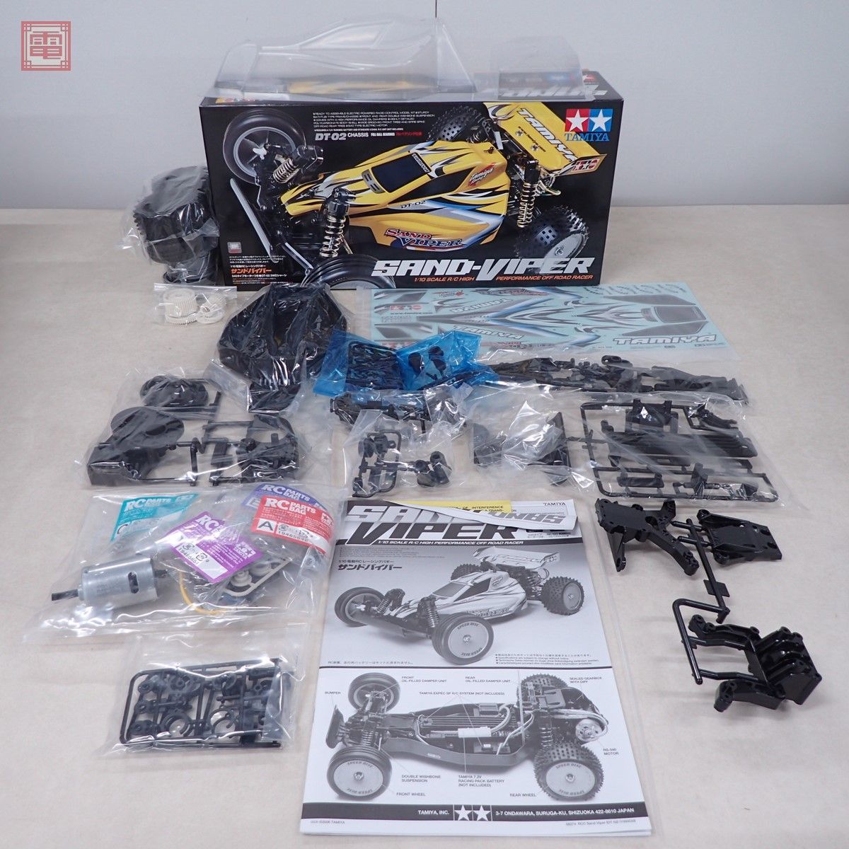 未組立 タミヤ 1/10 電動RC レーシングバギー サンドバイパー 540