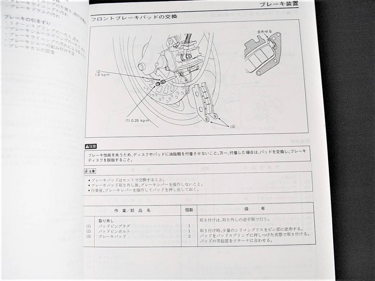 ホンダ CB750(RC39)/ CB750(RC42) サービスマニュアル・追補版(N 