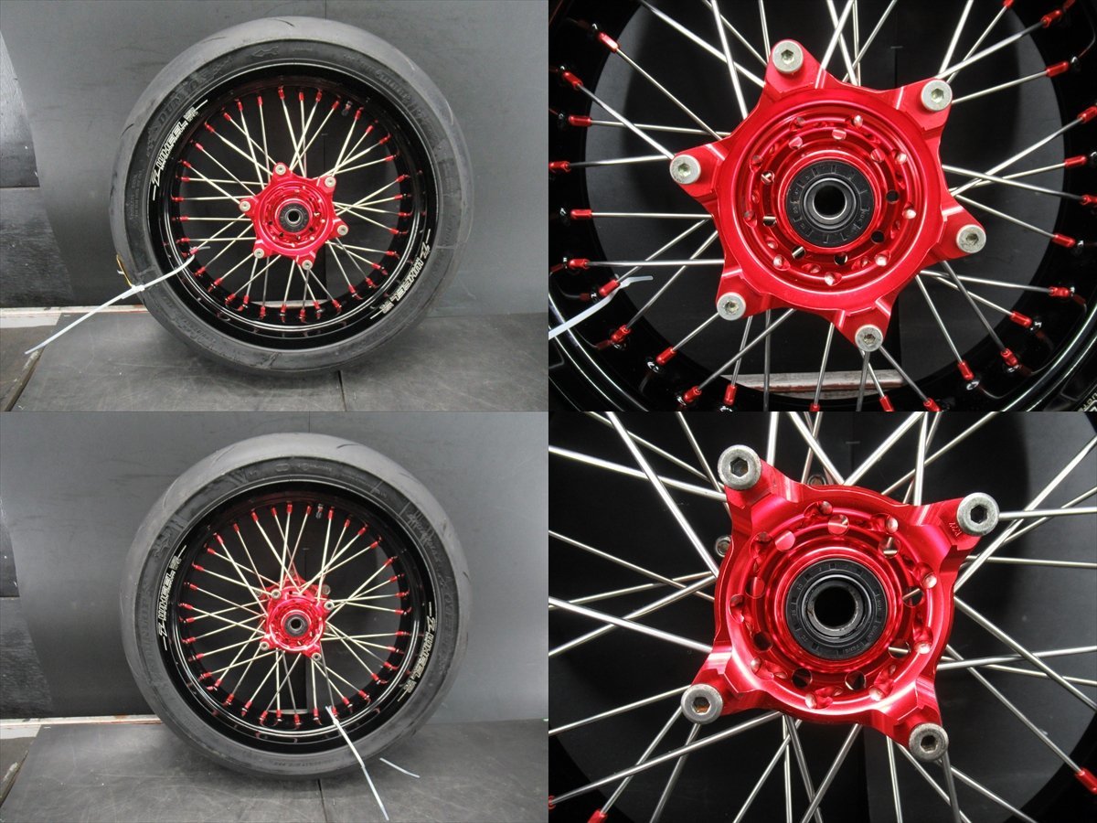 NSR50 前後ホイール J3R4-1121 ホンダ CRM250 AR Z-WHEEL モタード ホイール 前後セット