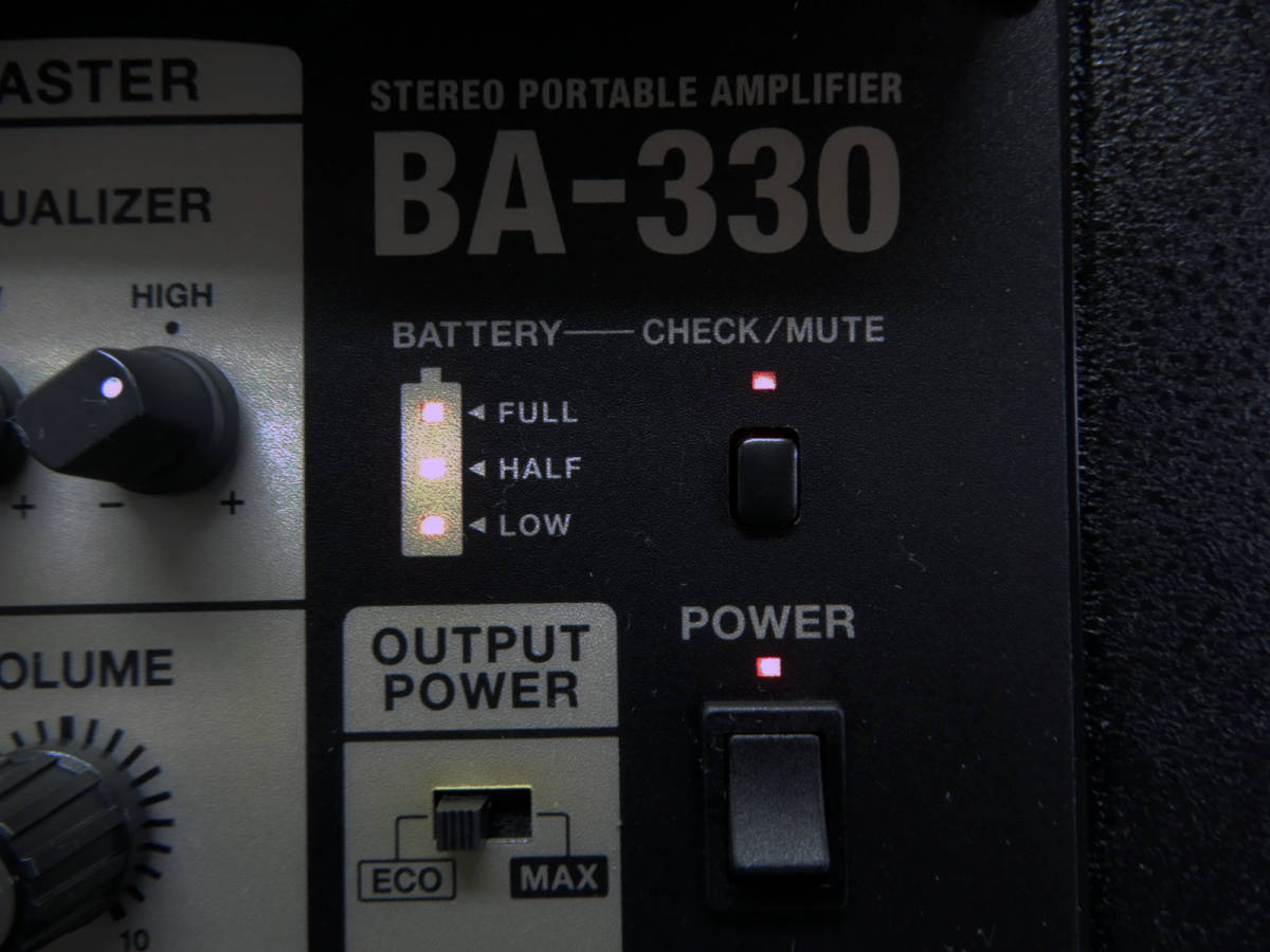 Roland ◇ ローランド ステレオポータブルPAアンプ BA-330 動作OK
