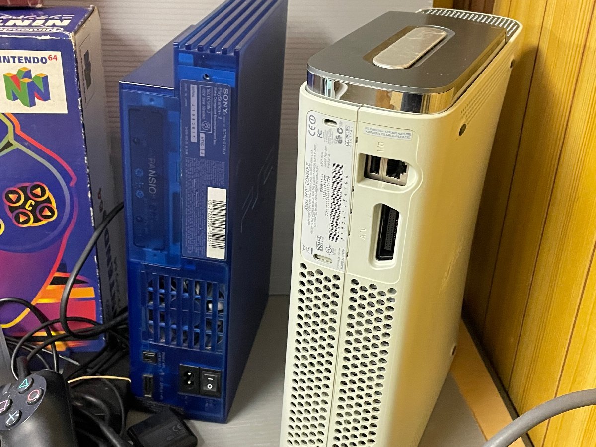 ジャンク品】ゲーム機本体や周辺機器 まとめてダンボール箱一杯分！PS2