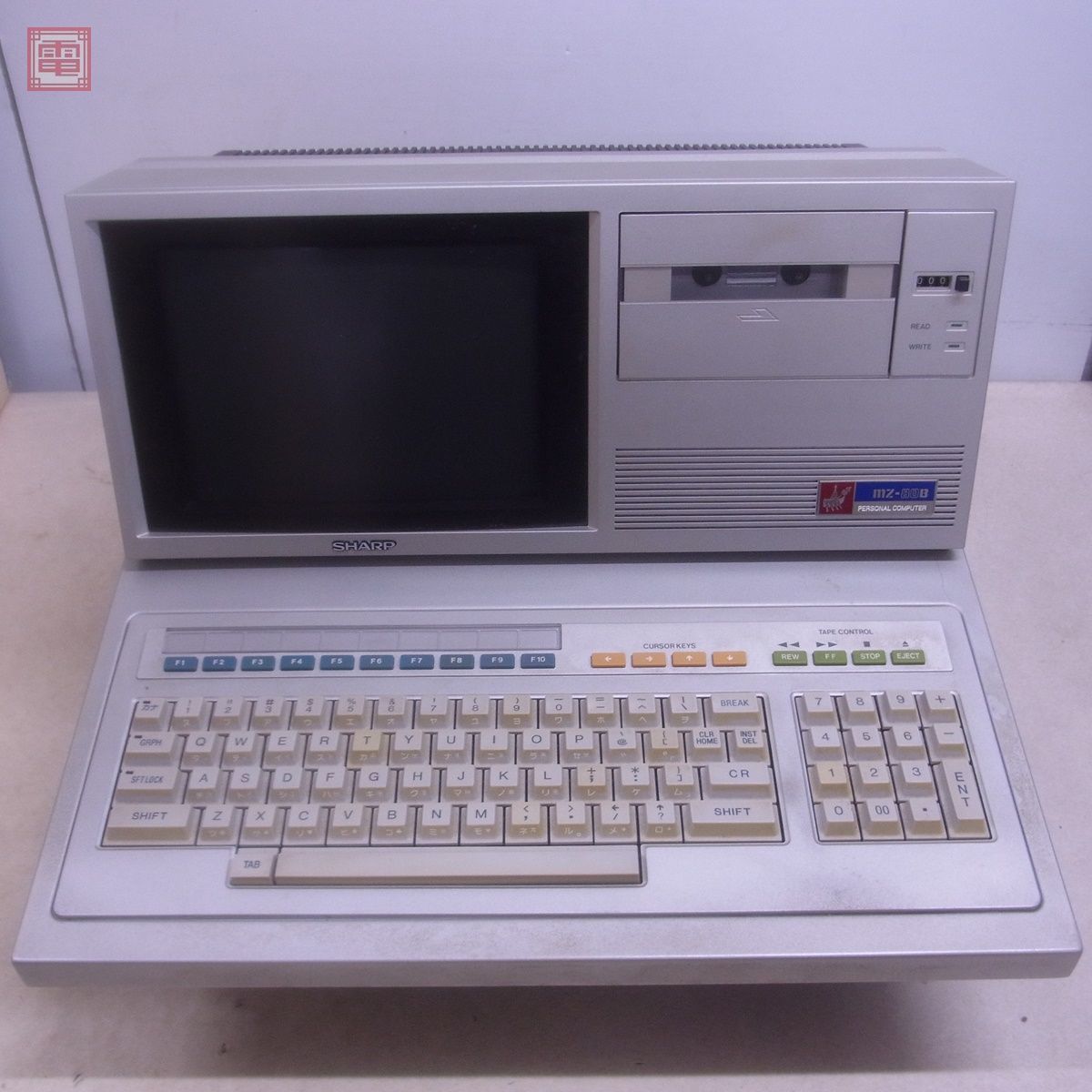 SHARP MZ-80B セット(通電確認済) MZ-80PG & MZ-80Bの本体 箱有