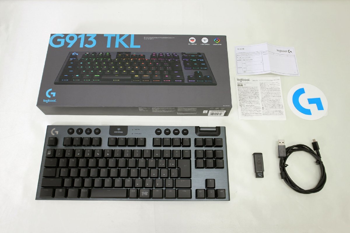 G ゲーミングキーボード G913 Logicool G913-TKL-TCWH LIGHTSPEED 
