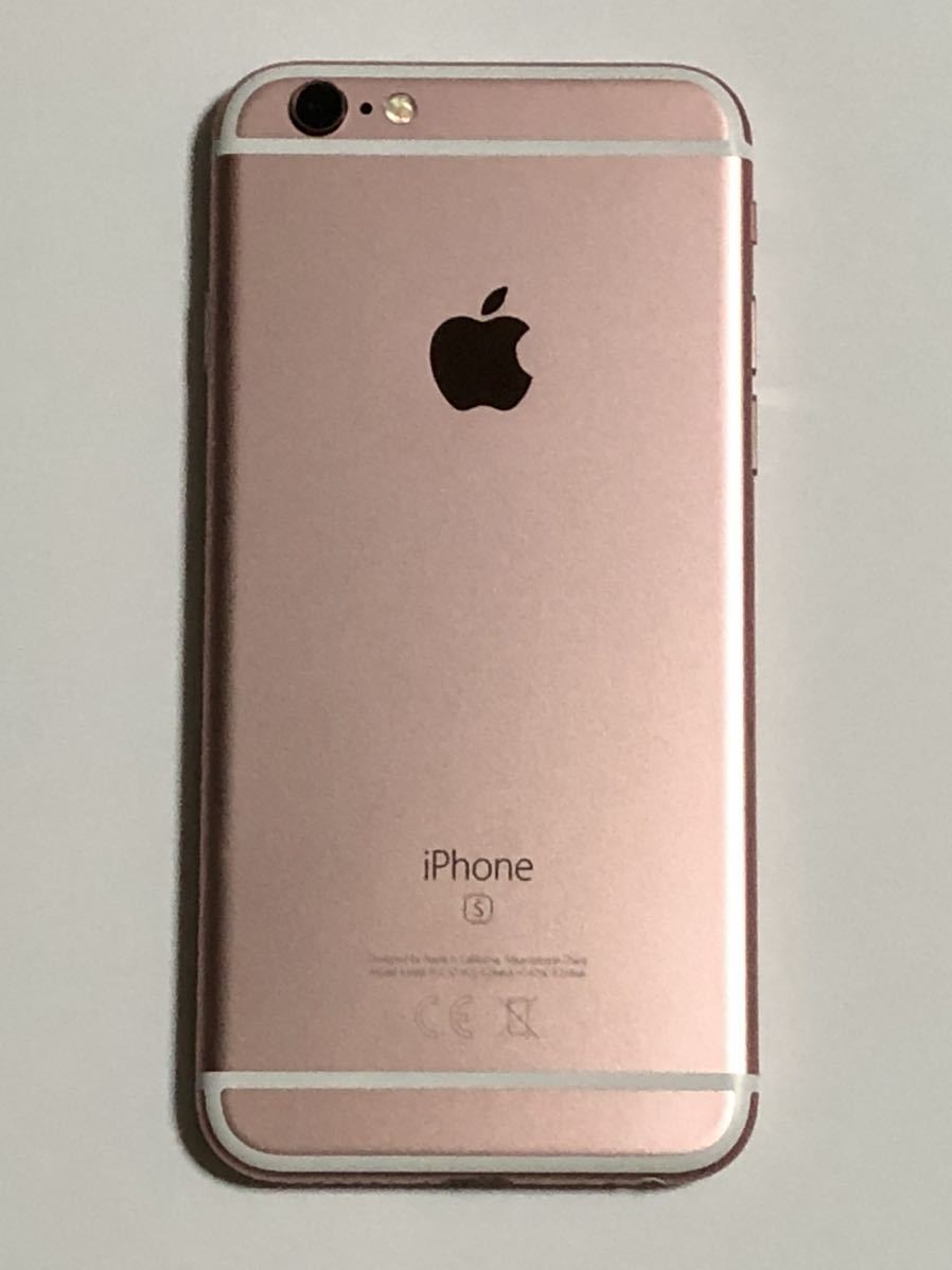 美品 SIMフリー iPhone6s 32GB 100% ローズゴールド SIMロック解除