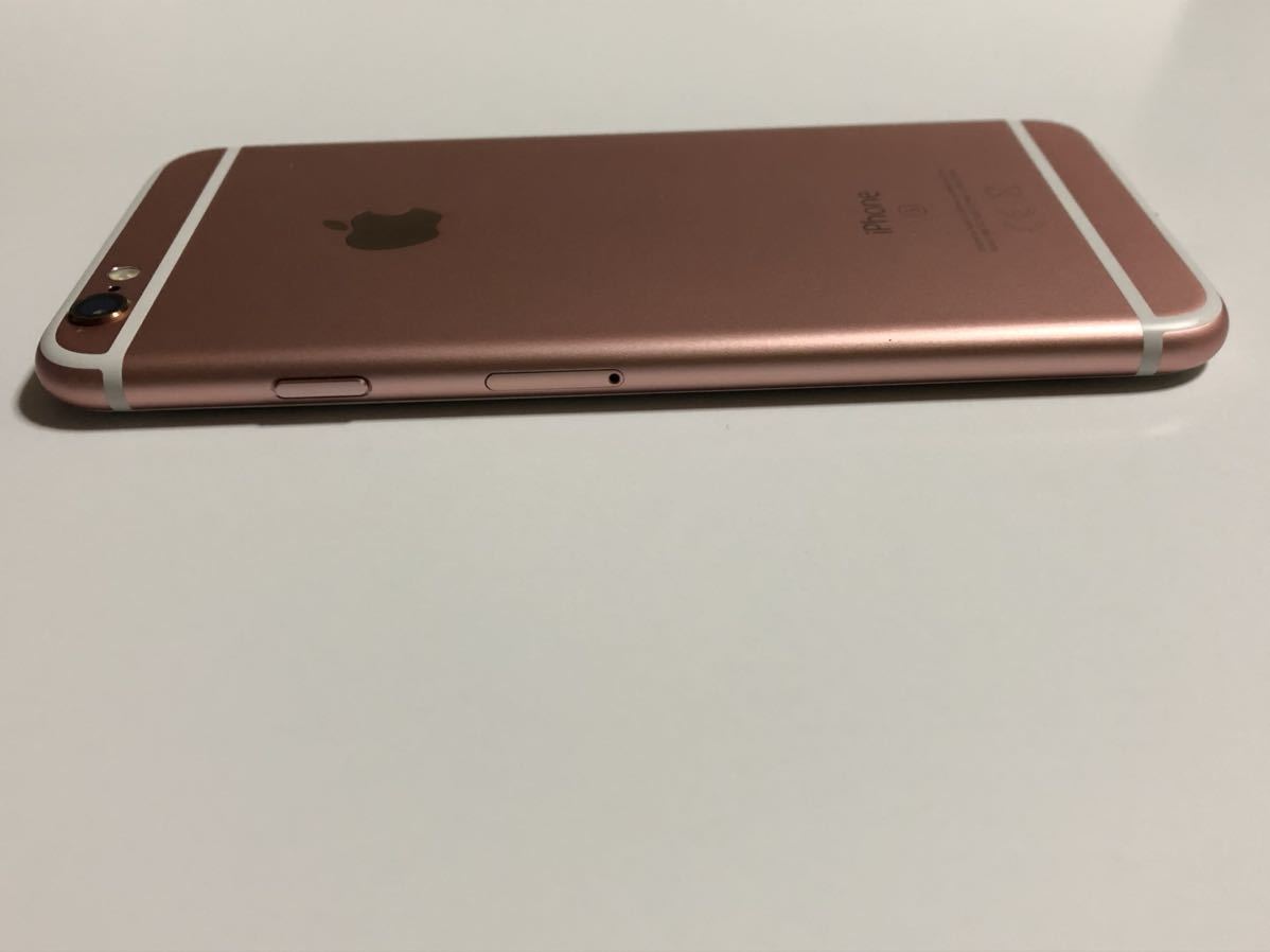 美品 SIMフリー iPhone6s 32GB 100% ローズゴールド SIMロック解除