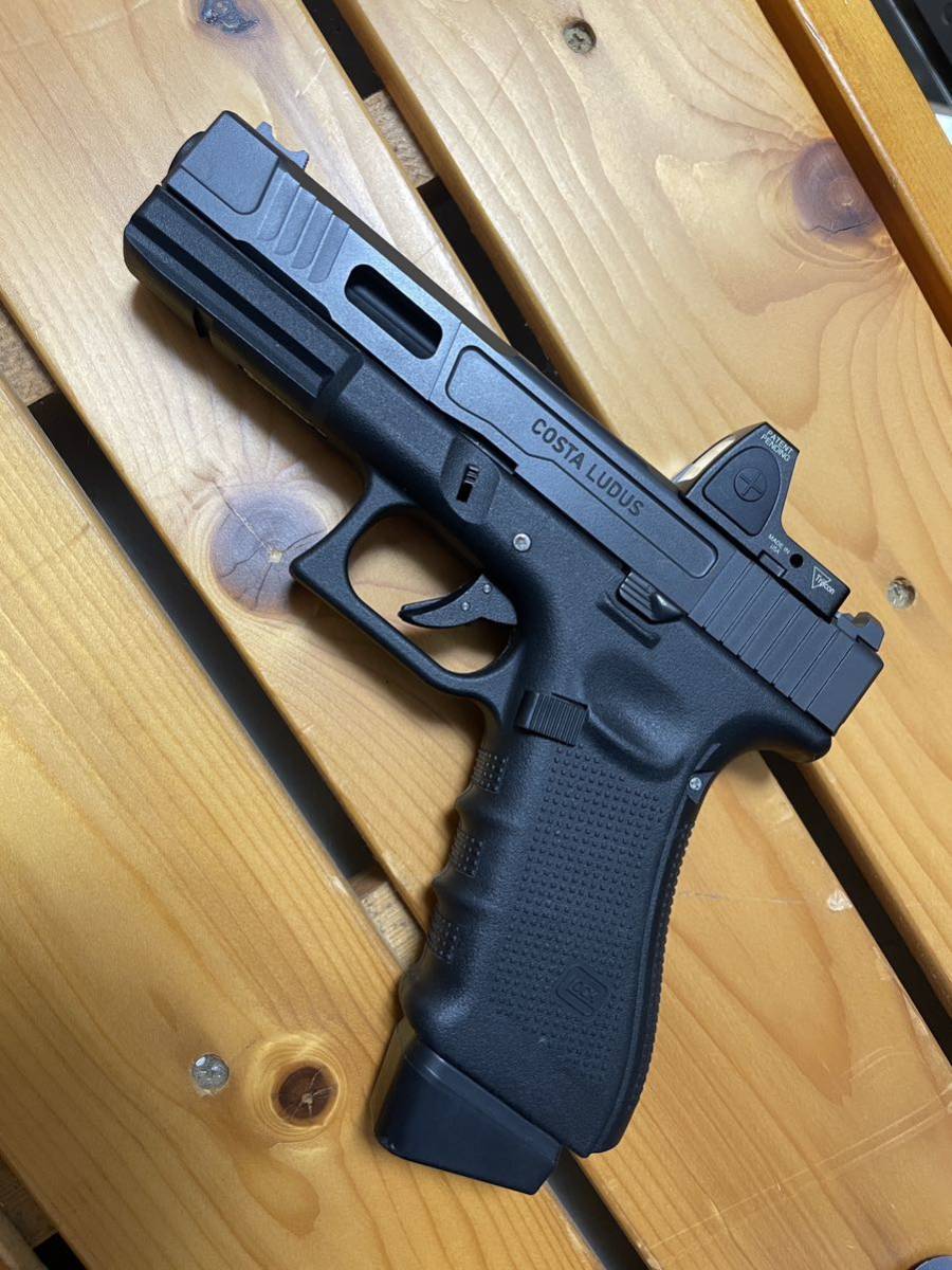 東京マルイ Glock19・SAIスライド・リアル刻印フレーム他カスタム Guns