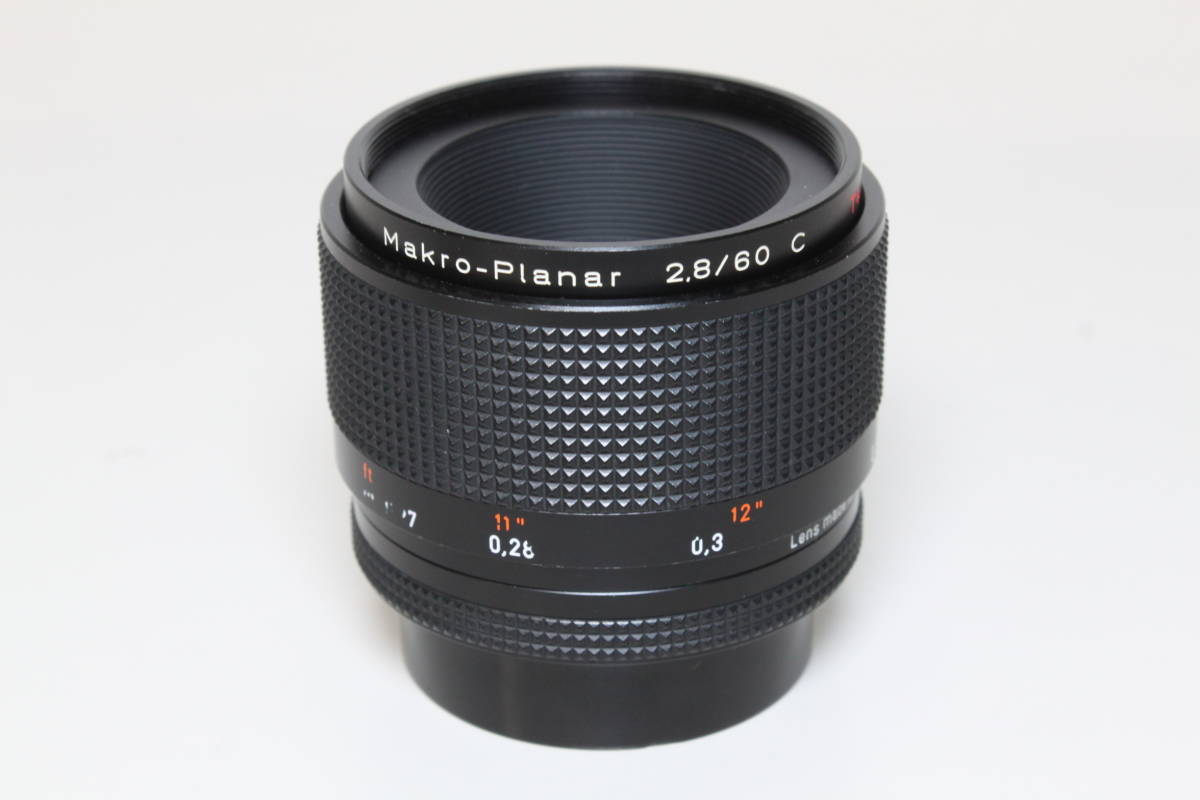 美品Carl Zeiss Makro-Planar 60 2.8 AEJ CONTAX/Carl Zeiss Makro-Planar 60mm F2.8 C/ハーフマクロ/オールド