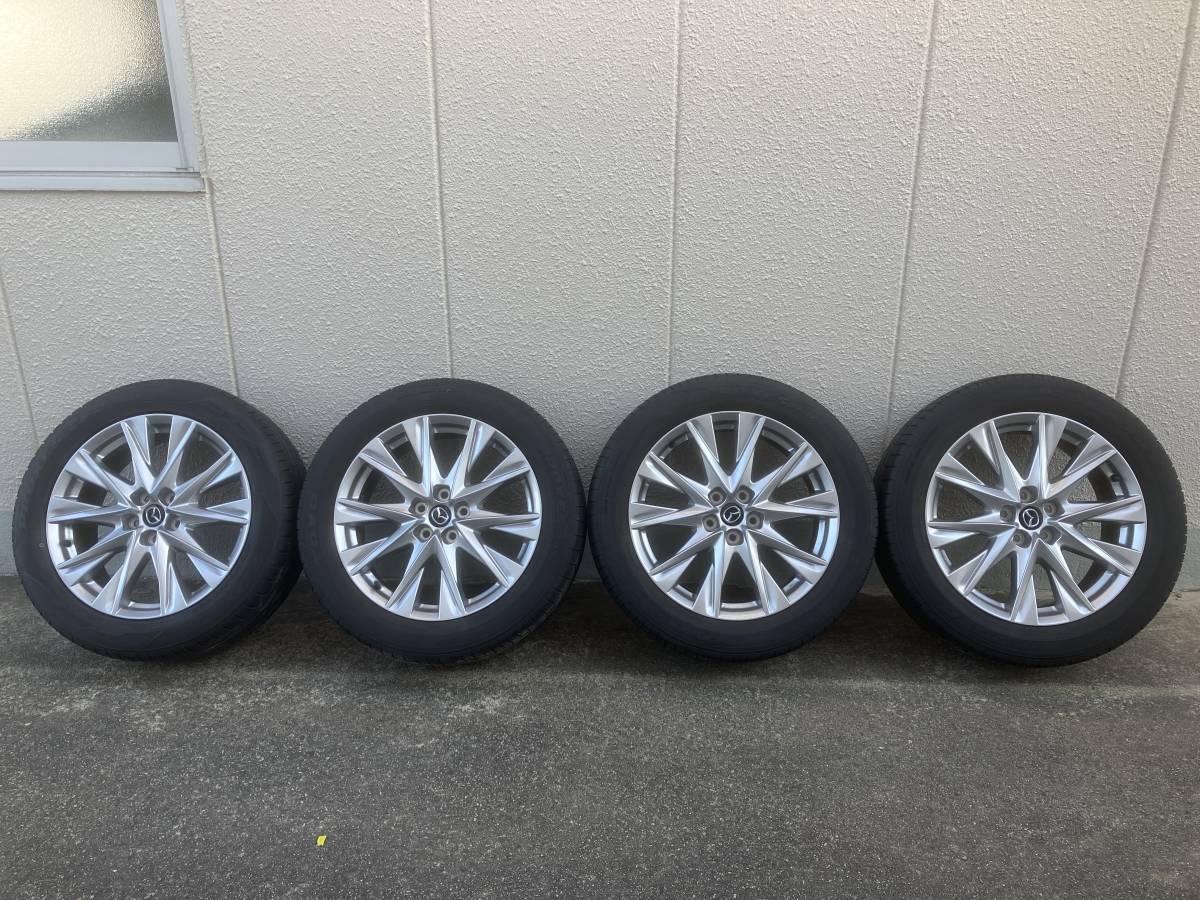 CX-8 純正アルミ・タイヤ4本セット 225/55R19