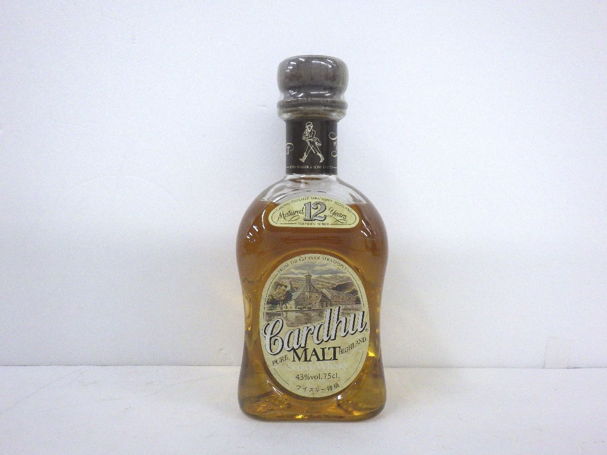 12年 カーデュ 古酒 ジョニーウォーカー 飲料 ウイスキー 750ml